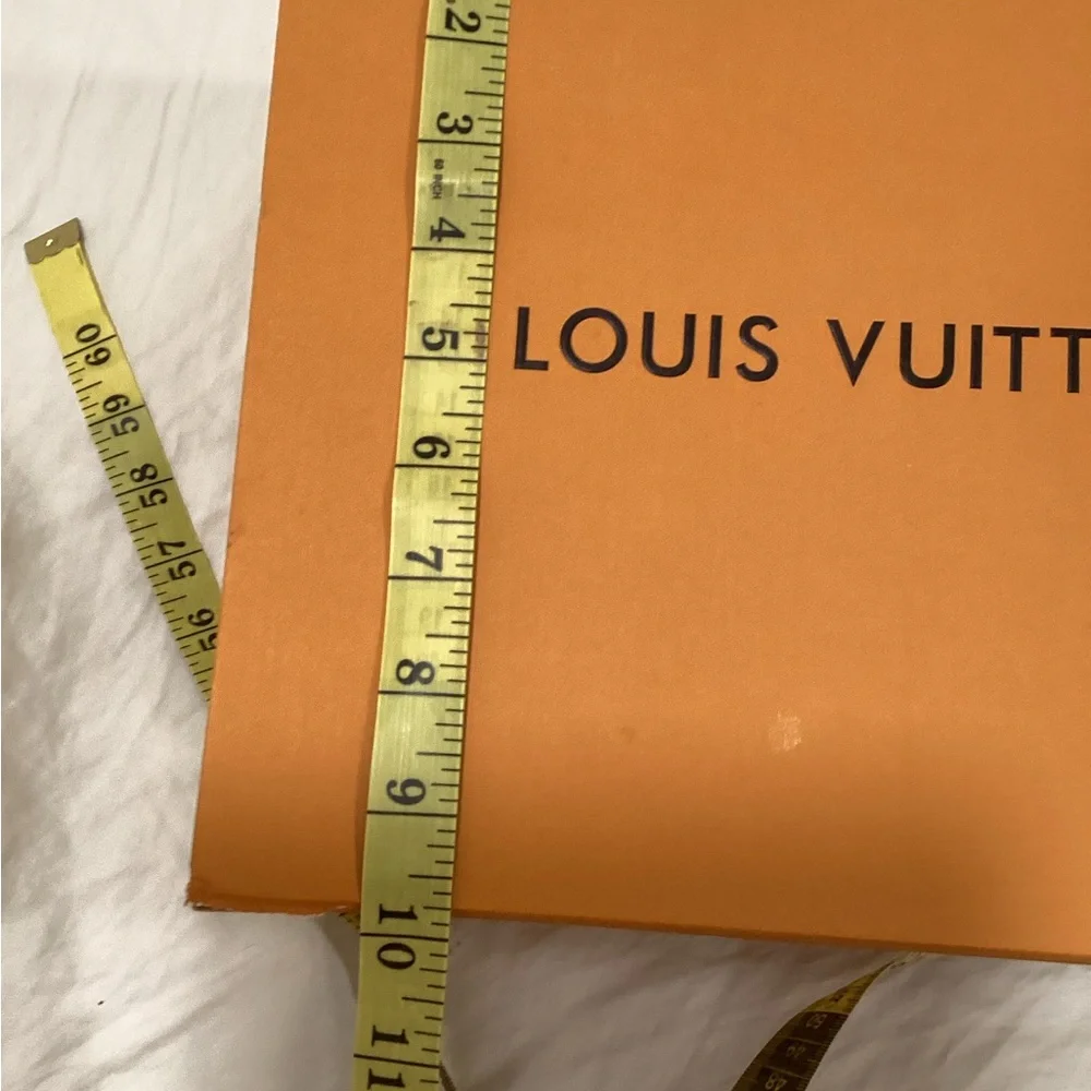 Louis Vuitton Signature Orange Box with magnetic closure 10”X11.5” Authentic